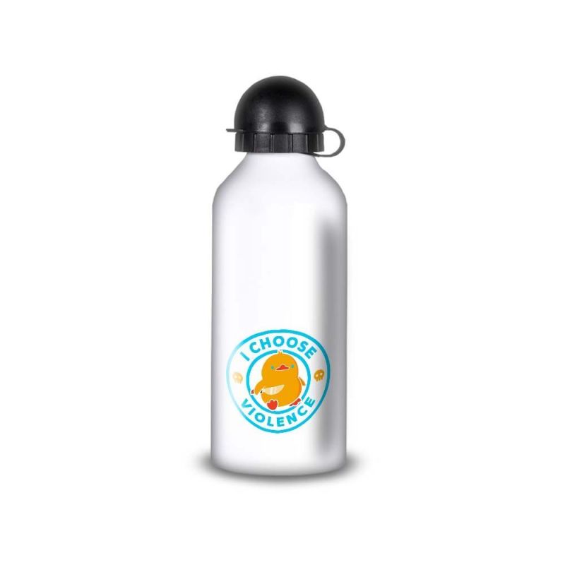 Gourde Alu et Thermos Duck - I choose violence - Bleu Gourde Alu et Thermos Duck - I choose violence - Bleu