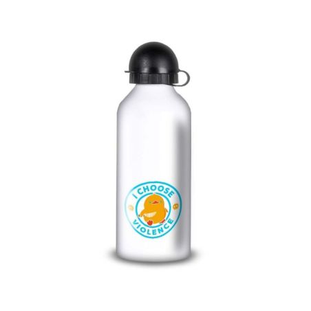 Gourde Alu et Thermos Duck - I choose violence - Bleu