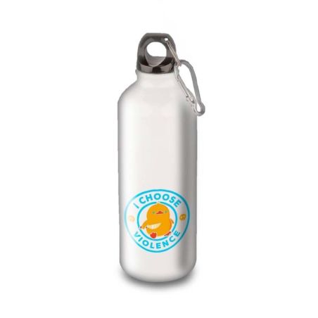 Gourde Alu et Thermos Duck - I choose violence - Bleu Gourde Alu et Thermos Duck - I choose violence - Bleu