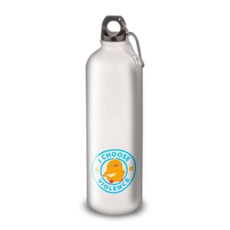 Gourde Alu et Thermos Duck - I choose violence - Bleu Gourde Alu et Thermos Duck - I choose violence - Bleu