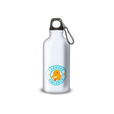 Gourde Alu et Thermos Duck - I choose violence - Bleu
