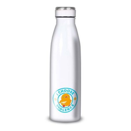 Gourde Alu et Thermos Duck - I choose violence - Bleu Gourde Alu et Thermos Duck - I choose violence - Bleu