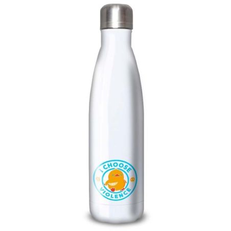 Gourde Alu et Thermos Duck - I choose violence - Bleu Gourde Alu et Thermos Duck - I choose violence - Bleu