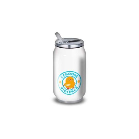 Gourde Alu et Thermos Duck - I choose violence - Bleu Gourde Alu et Thermos Duck - I choose violence - Bleu