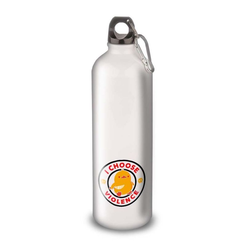 Gourde Alu et Thermos Duck - I choose violence - Noir Gourde Alu et Thermos Duck - I choose violence - Noir