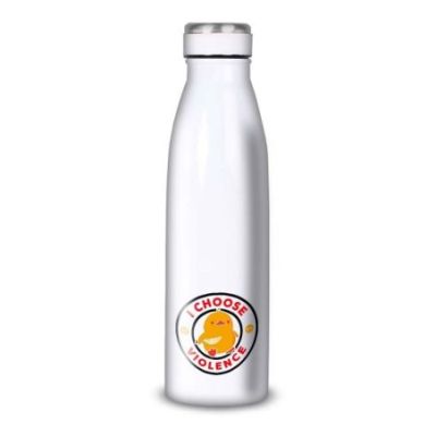 Gourde Alu et Thermos Duck - I choose violence - Noir
