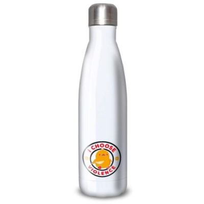 Gourde Alu et Thermos Duck - I choose violence - Noir