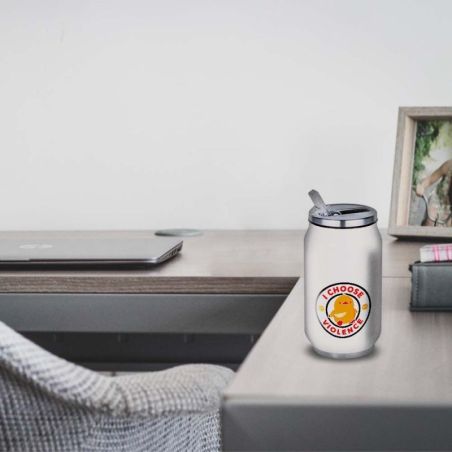 Gourde Alu et Thermos Duck - I choose violence - Noir Gourde Alu et Thermos Duck - I choose violence - Noir