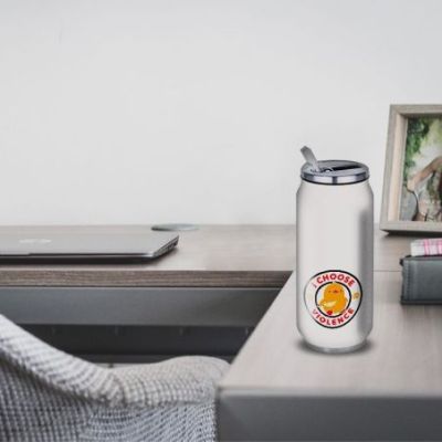 Gourde Alu et Thermos Duck - I choose violence - Noir