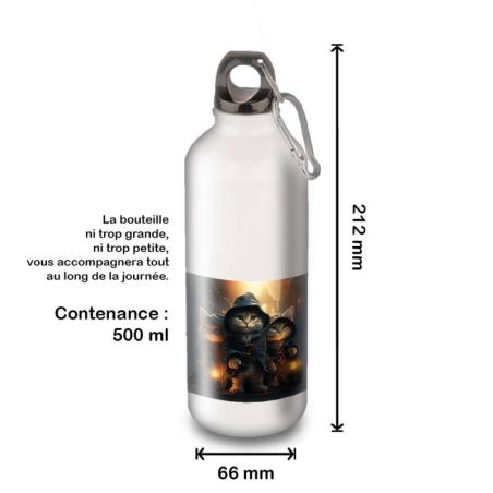Gourde Alu et Thermos les 3 mouscataires