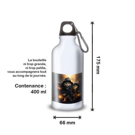 Gourde Alu et Thermos les 3 mouscataires