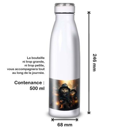 Gourde Alu et Thermos les 3 mouscataires
