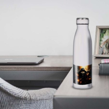 Gourde Alu et Thermos les 3 mouscataires