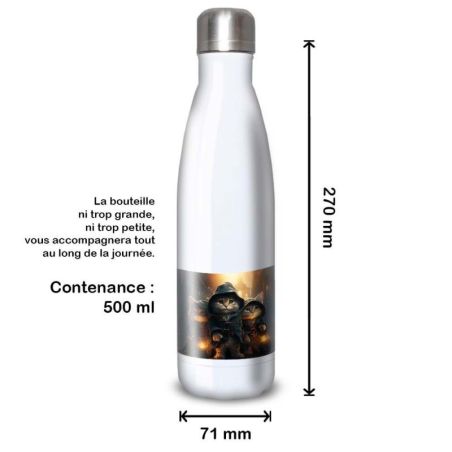Gourde Alu et Thermos les 3 mouscataires