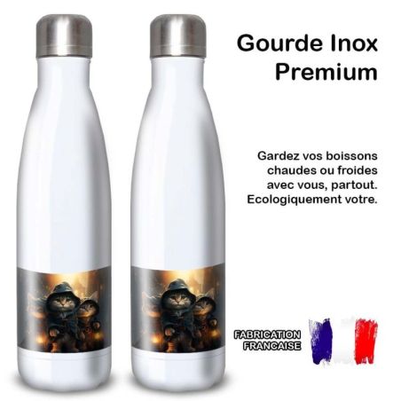 Gourde Alu et Thermos les 3 mouscataires