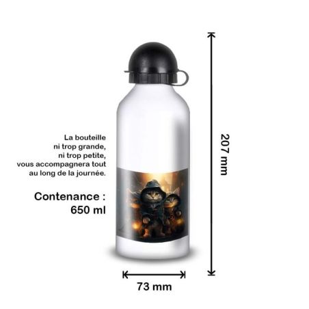 Gourde Alu et Thermos les 3 mouscataires