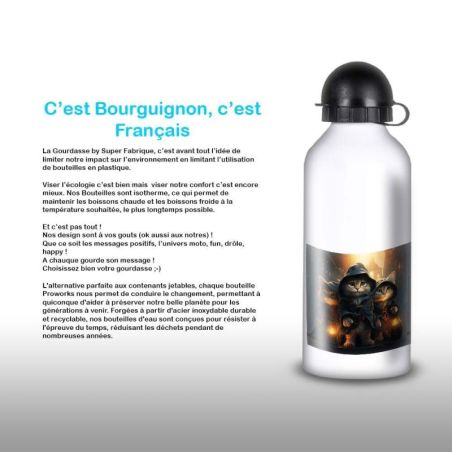 Gourde Alu et Thermos les 3 mouscataires