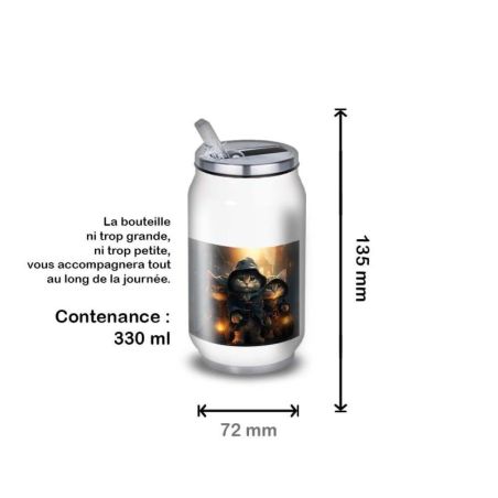 Gourde Alu et Thermos les 3 mouscataires