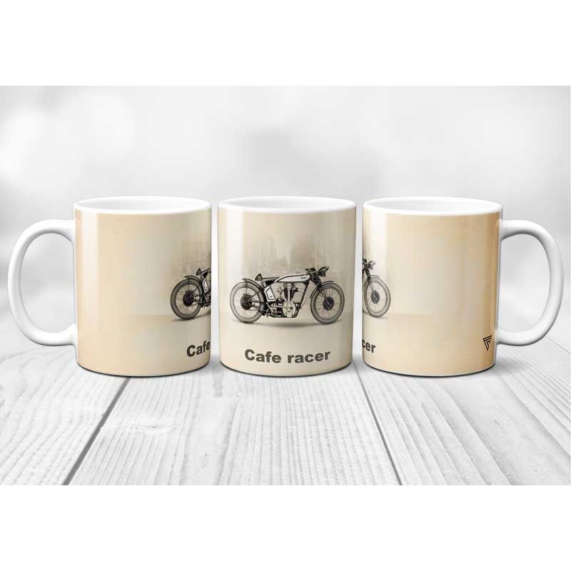 Mug moto triumph CafÃ© racer
