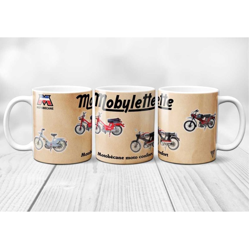 Mug Mobylette histoire MotobÃ©cane