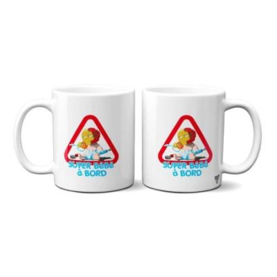 Mug Bébé à bord Super Héros Iron man