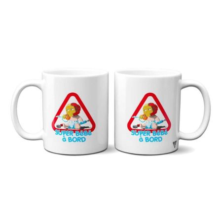 Mug Bébé à bord Super Héros Iron man