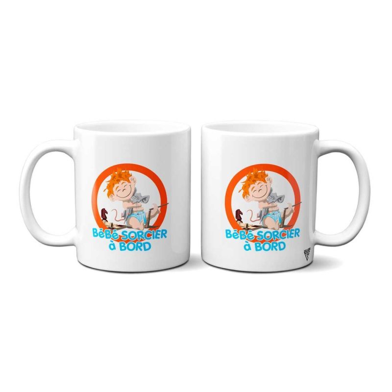Mug BÃ©bÃ© Ã  bord Super HÃ©ros HP RON