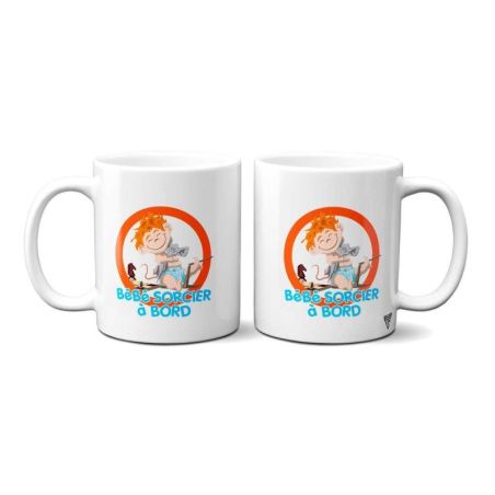 Mug personnalisé Super bébé à bord Harry potter