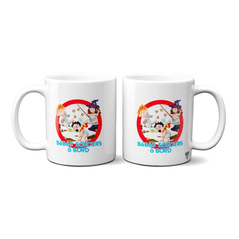 Mug Bébé à bord Super Héros Trio HP Mug Bébé à bord Super Héros Trio HP