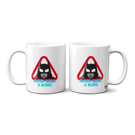 Mug personnalisé Super bébé à bord Batman