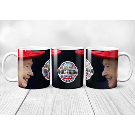 Mug Hommage Reine Elizabeth 2