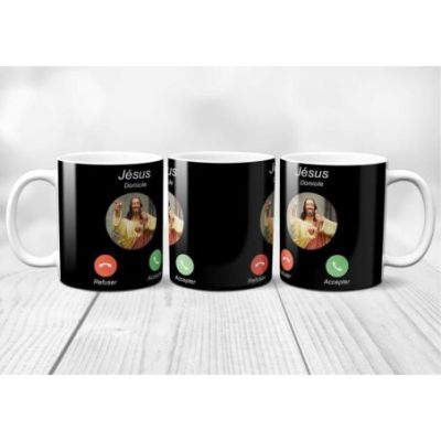 Mug "Jesus t'appelle"