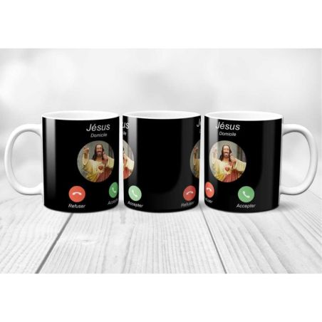 Mug "Jesus t'appelle"