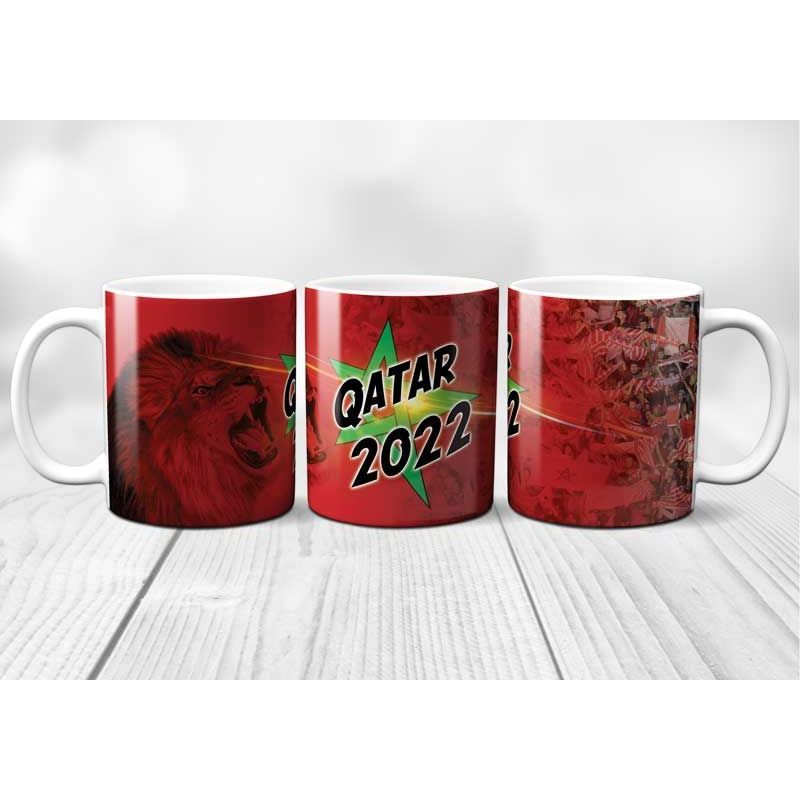 Mug équipe de Foot Maroc - Lions de l'atlas Mug équipe de Foot Maroc - Lions de l'atlas