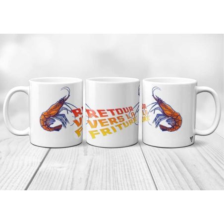 Mug retour vers la Friture - retour vers le futur