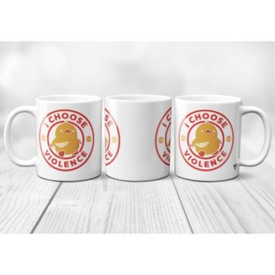 Mug Canard "I choose Violence" Rouge