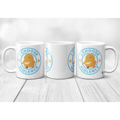 Mug Canard "I choose Violence" Bleu