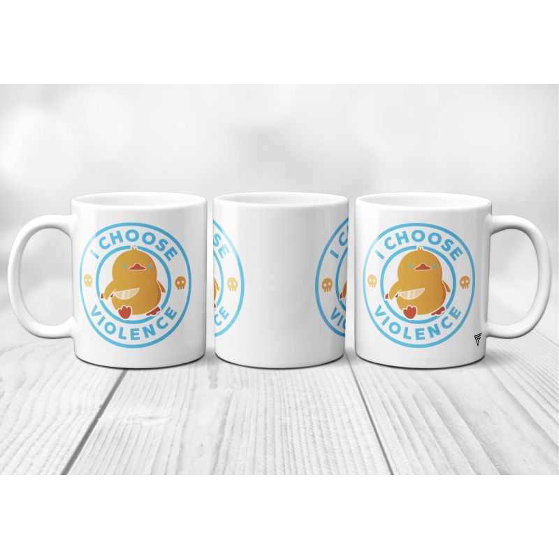 Mug Canard "I choose Violence" Bleu Mug Canard "I choose Violence" Bleu