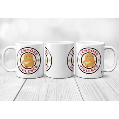 Mug Canard "I choose Violence" Noir