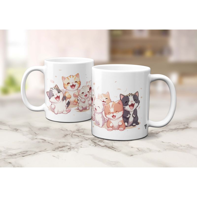Mug premium chats heureux Mug premium chats heureux
