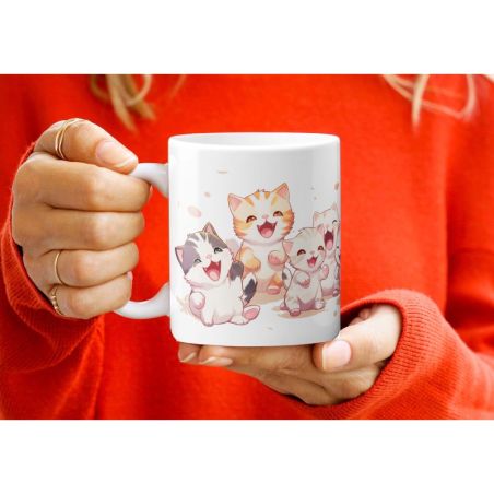 Mug premium chats heureux Mug premium chats heureux