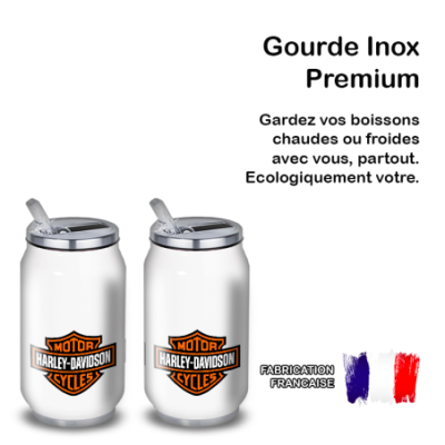 Gourde Alu et Thermos Harley Davidson Logo