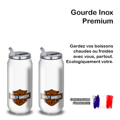 Gourde Alu et Thermos Harley Davidson Logo