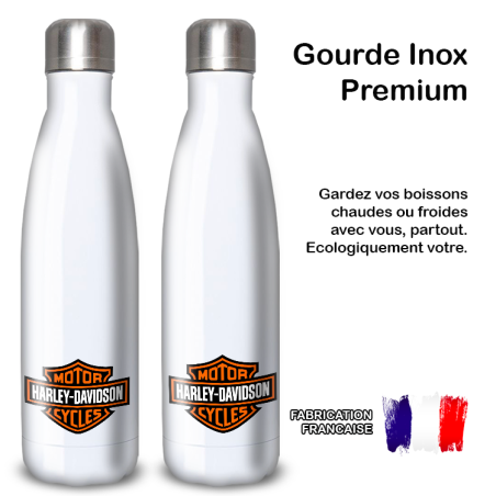 Gourde Alu et Thermos Harley Davidson Logo Gourde Alu et Thermos Harley Davidson Logo