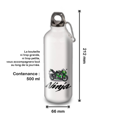 Gourde Alu et Thermos Kawasaki Ninja