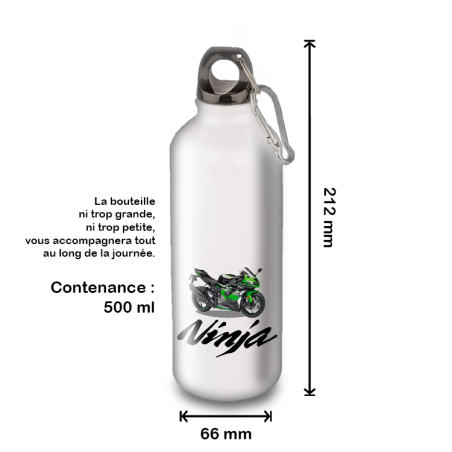 Gourde Alu et Thermos Kawasaki Ninja