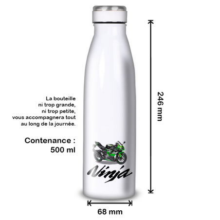 Gourde Alu et Thermos Kawasaki Ninja