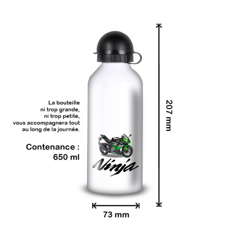 Gourde Alu et Thermos Kawasaki Ninja
