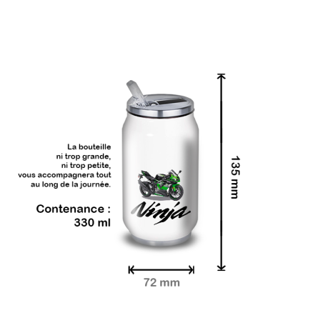 Gourde Alu et Thermos Kawasaki Ninja