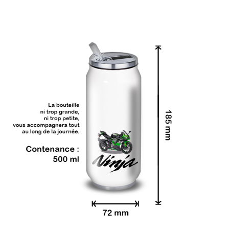 Gourde Alu et Thermos Kawasaki Ninja